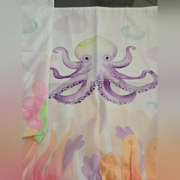 Set Of Colorful Jellyfish and Octopus Pillow Covers - Picture 3 of 4